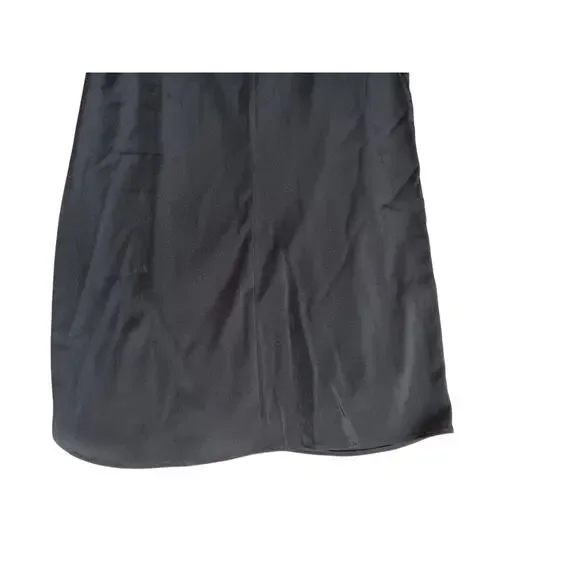 New with Tags Mac Duggal Black One Shoulder Feather Trim Gown Formal Dress Size6 - Picture 10 of 16